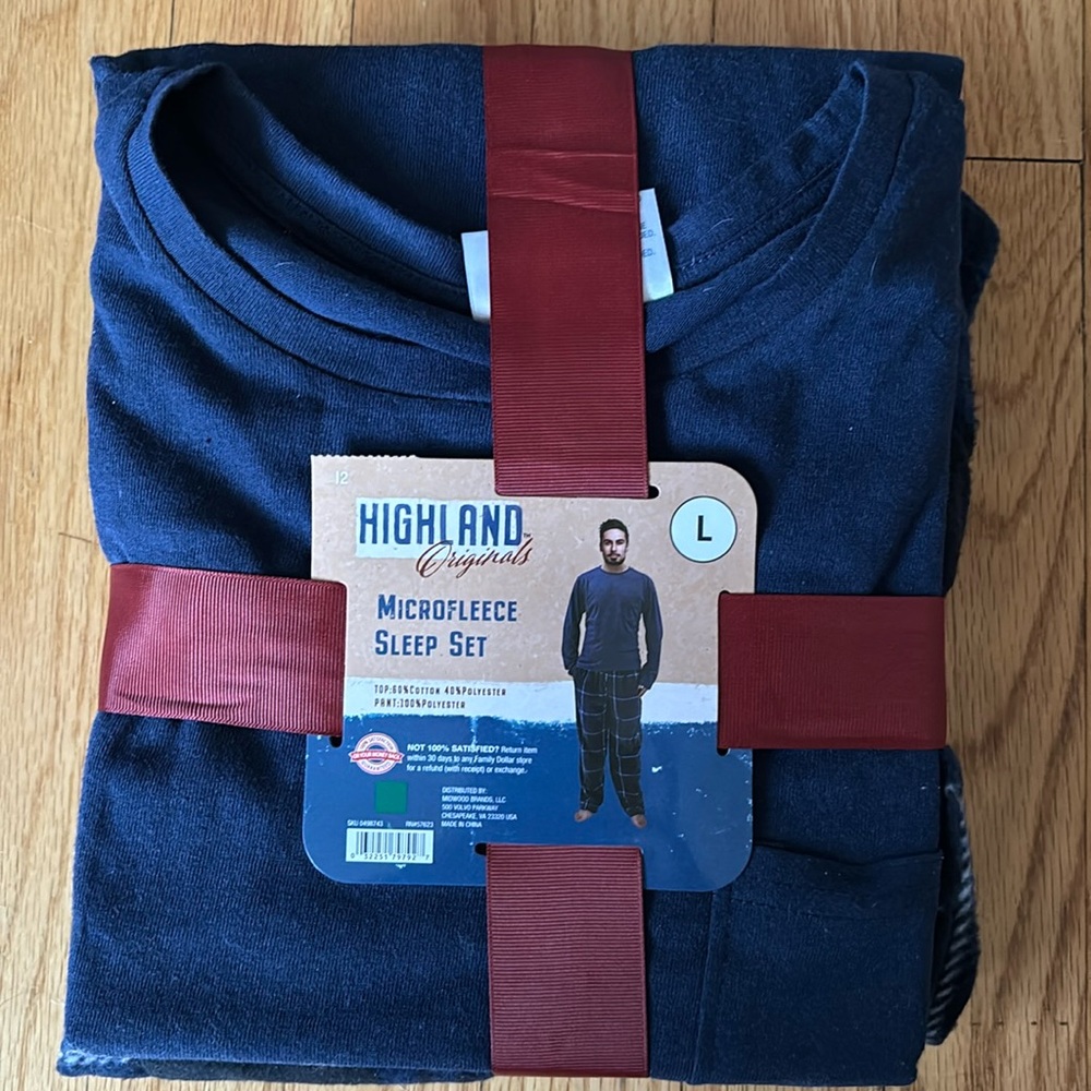 Men’s Highland originals Michael fleece sleep set